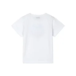Roland-Garros Boys Outfit|2018 Boy's T-shirt with a center court logo print - white