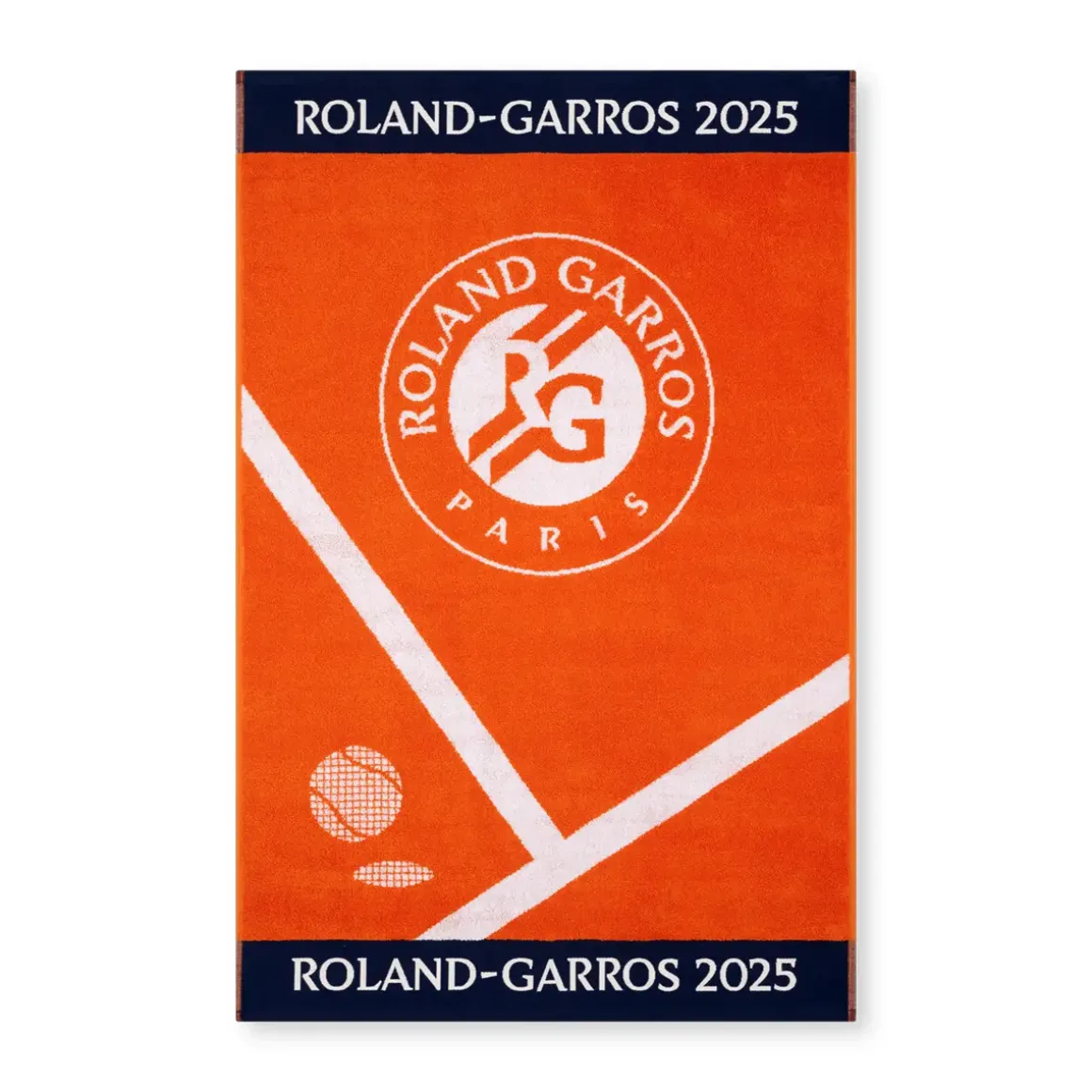 Roland-Garros Bath Linen|Household Linen|2025 Official Unisex Player Towel - Clay