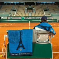 Roland-Garros Bath Linen|Household Linen|2025 Official Unisex Player Towel - Navy
