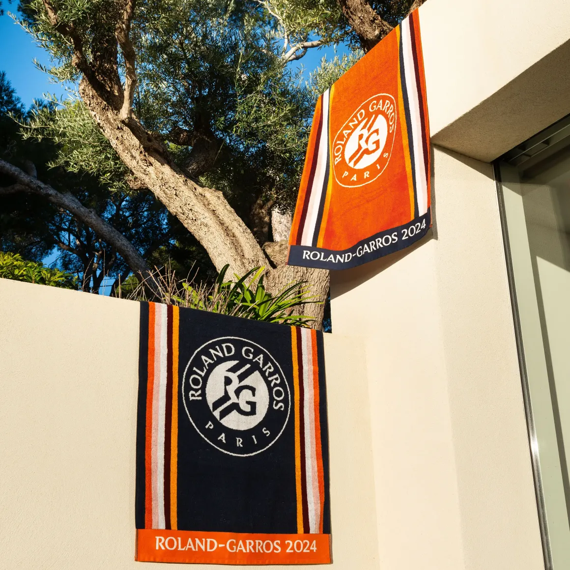 Roland-Garros Bath Linen|Household Linen|2024 Official Unisex Player Towel - Navy