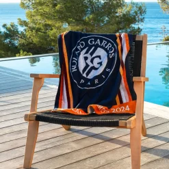 Roland-Garros Bath Linen|Household Linen|2024 Player Beach Towel - Navy