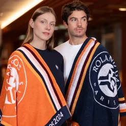 Roland-Garros Bath Linen|Household Linen|2024 Player Beach Towel - Navy
