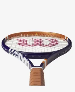 Roland-Garros Tennis Racket|Tennis Rackets|Blade 98 V8 (16x19) Wilson x Roland-Garris tennis racket - Navy and Clay