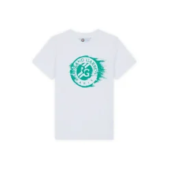 Roland-Garros Boys Outfit|Boy logo t-shirt - White