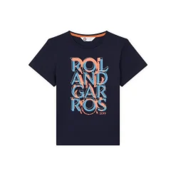 Roland-Garros Boys Outfit|Boy's 2019 logo T-shirt - navy blue