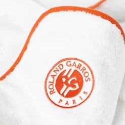 Roland-Garros Bath Linen|Accessories|Carré Blanc x cotton baby bath cape - White