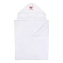Roland-Garros Bath Linen|Accessories|Carré Blanc x baby hooded towel - white