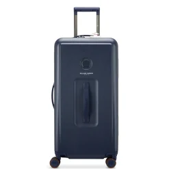 Roland-Garros Luggage|Delsey x (80cm) Checked Trunk Suitcase - Navy