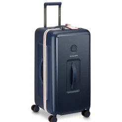 Roland-Garros Luggage|Delsey x (80cm) Checked Trunk Suitcase - Navy