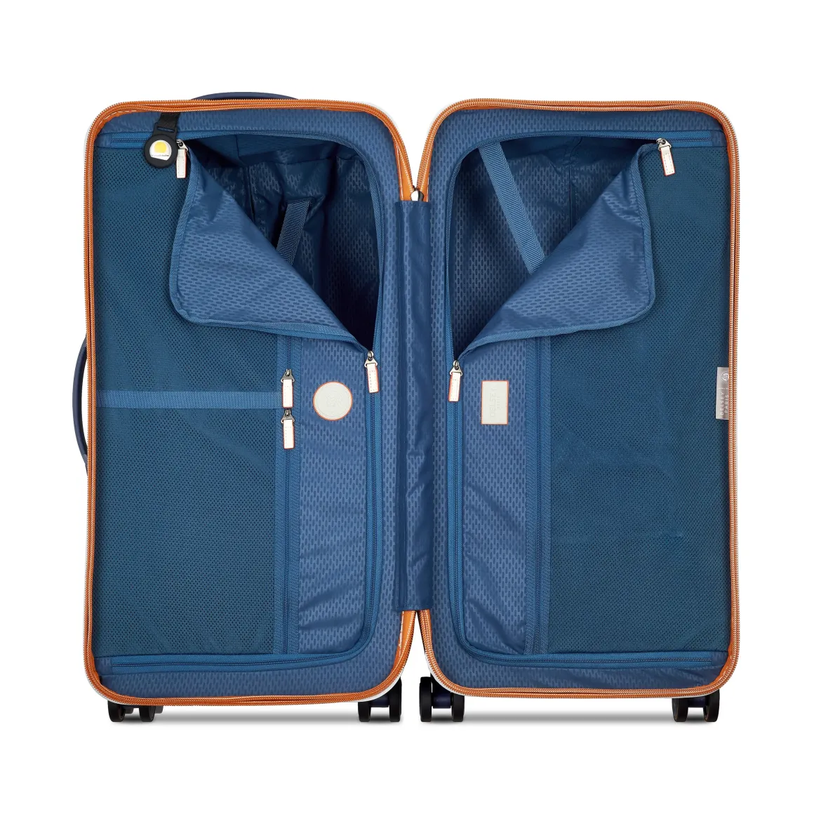 Roland-Garros Luggage|Delsey x (80cm) Checked Trunk Suitcase - Navy