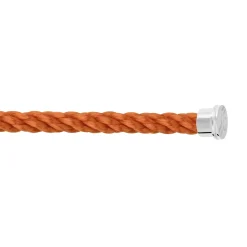 Roland-Garros Bracelets|Bracelets|Fred Corderie Terracotta 1 row cable for - Terracotta