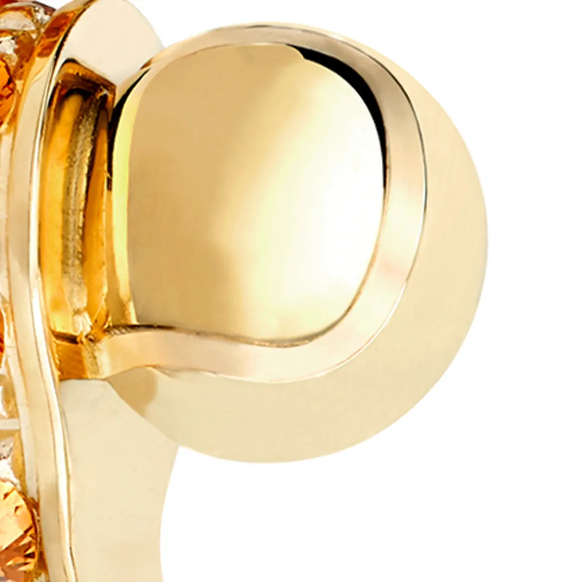 Roland-Garros Bracelets|Bracelets|FRED Force 10 buckle for - Large model 18K yellow gold diamond paved and colored stones