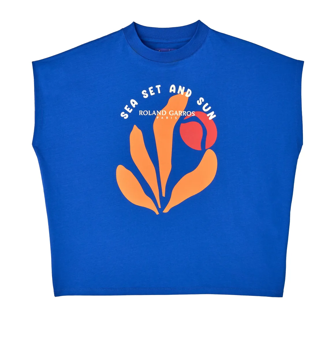Roland-Garros T-shirts & Tank Tops|Galeries Lafayette x Woman T-shirt - Blue