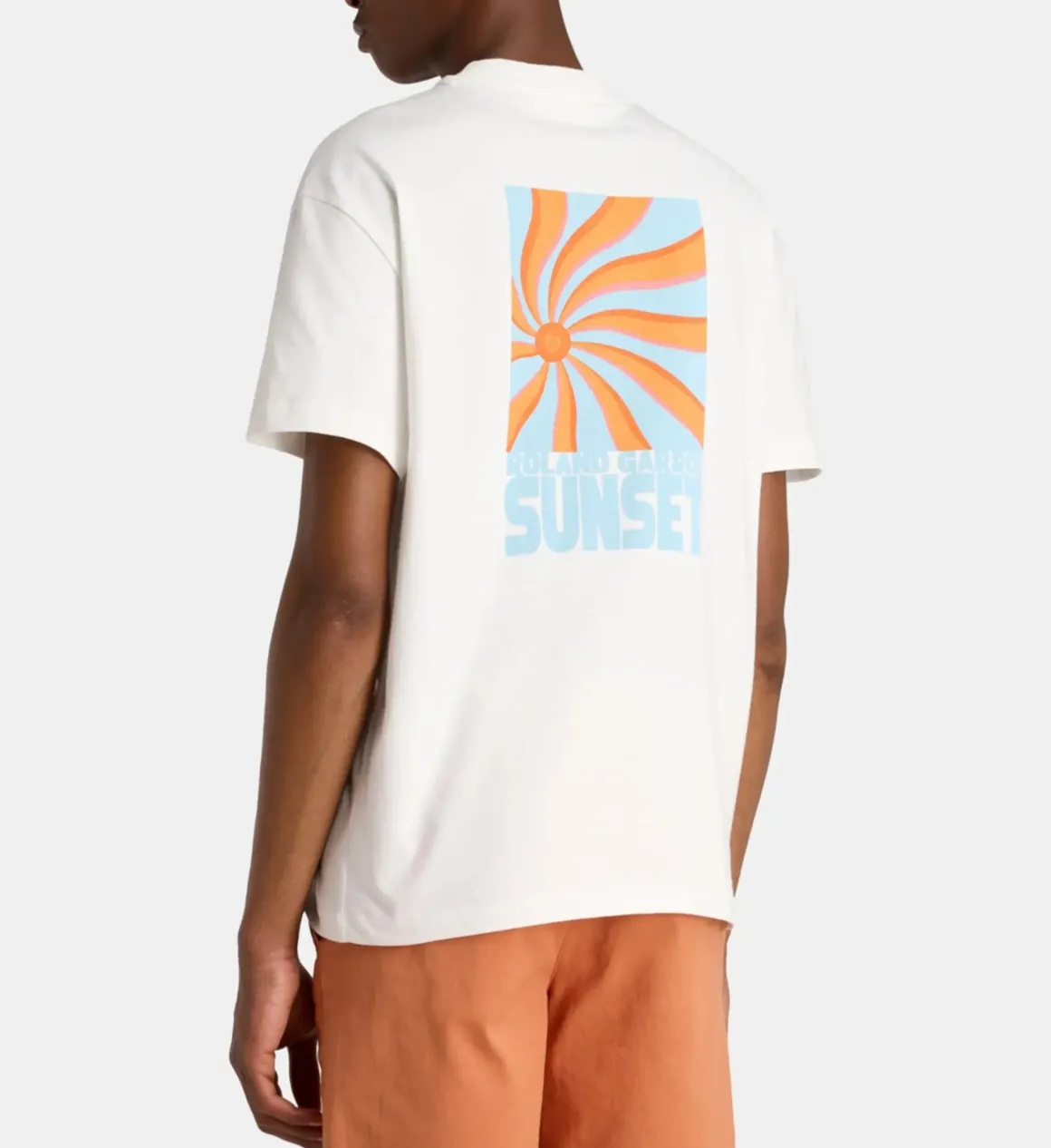 Roland-Garros T-shirts|Galeries Lafayette x Men's Sun T-Shirt - White