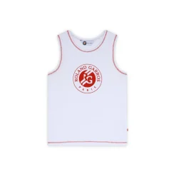 Roland-Garros Girls Outfit|Girl Big Logo Tank Top - White