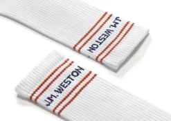Roland-Garros Shoes & Socks|Women Shoes|J.M. Weston x Mixed high Socks - White