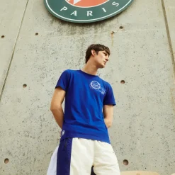 Roland-Garros T-shirts|Lacoste for man t-shirt - Blue