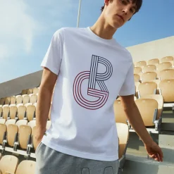 Roland-Garros T-shirts|Lacoste for man t-shirt - White