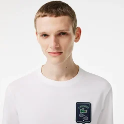 Roland-Garros T-shirts|Lacoste for Man T-shirt - White