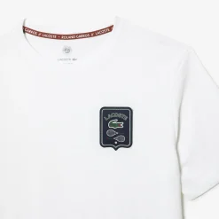 Roland-Garros T-shirts|Lacoste for Man T-shirt - White