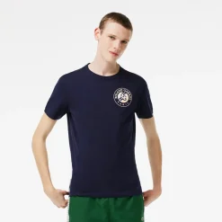 Roland-Garros T-shirts & Tank Tops|T-shirts|Lacoste for Unisex T-shirt - Navy