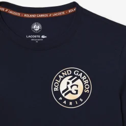 Roland-Garros T-shirts & Tank Tops|T-shirts|Lacoste for Unisex T-shirt - Navy