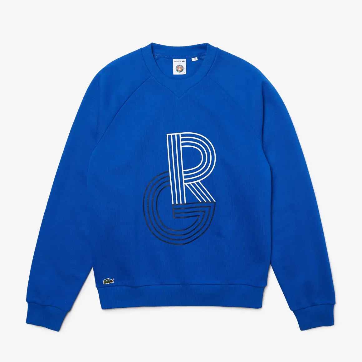 Roland-Garros Hoodies & Sweatshirts|Lacoste for man Sweatshirt - Lazuli blue