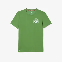 Roland-Garros T-shirts & Tank Tops|T-shirts|Lacoste for Unisex T-shirt - Tarragon