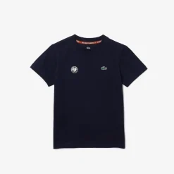 Roland-Garros Girls Outfit|Boys Outfit|Lacoste for kid t-shirt - Navy