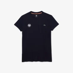 Roland-Garros T-shirts & Tank Tops|Lacoste for woman t-shirt - Navy