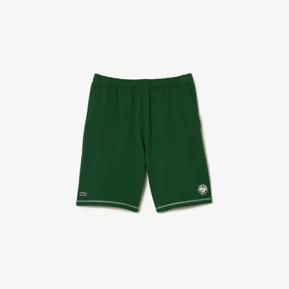 Roland-Garros Men Tennis Outfit|Men Tennis Outfits|Lacoste Men's Short for Roland Garros - Green