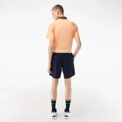 Roland-Garros Men Tennis Outfit|Men Tennis Outfits|Lacoste Sport Edition Men's Short for Roland Garros with integrated shorty - Marine