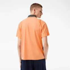 Roland-Garros Men Tennis Outfit|Men Tennis Outfits|Lacoste Sport Edition two-tone polo for Roland Garros ultra-dry - clay