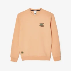 Roland-Garros Hoodies & Sweatshirts|Hoodies & Sweatshirts|Lacoste unisex sweatshirt for Roland Garros - Terre Battue
