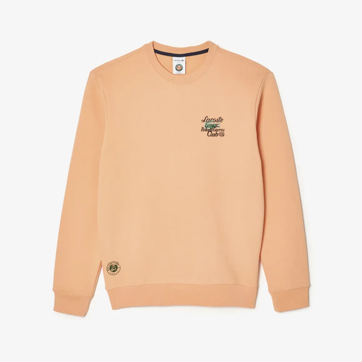 Roland-Garros Hoodies & Sweatshirts|Hoodies & Sweatshirts|Lacoste unisex sweatshirt for Roland Garros - Terre Battue