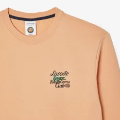 Roland-Garros Hoodies & Sweatshirts|Hoodies & Sweatshirts|Lacoste unisex sweatshirt for Roland Garros - Terre Battue