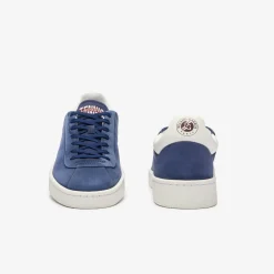 Roland-Garros Shoes|Lacoste x Roland Garros Baseshot Premium Men Baskets - Navy