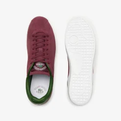 Roland-Garros Shoes|Lacoste x Roland Garros Baseshot Men Baskets - Burgundy