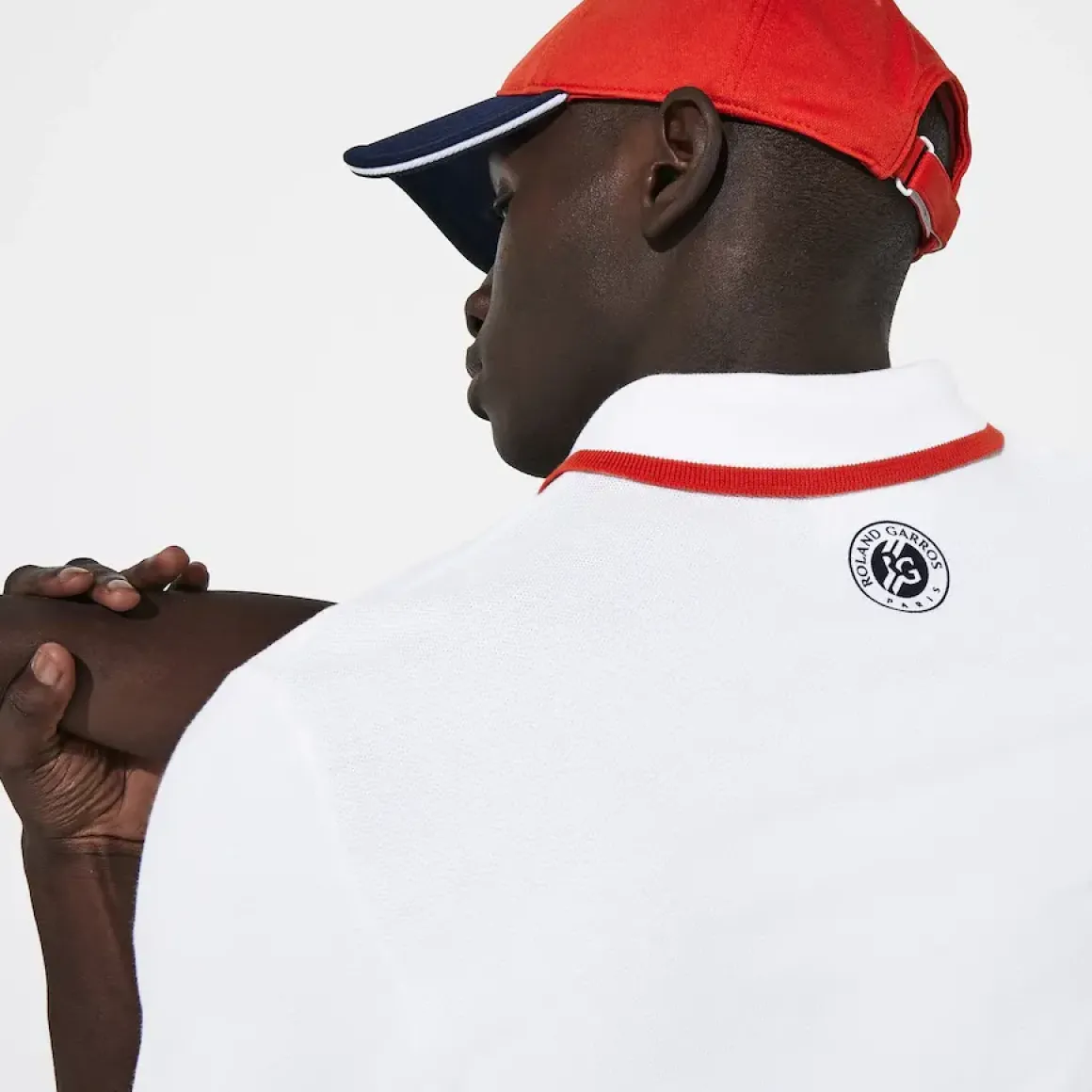 Roland-Garros Polos|Lacoste x Roland Garros cotton polo shirt with plant motif - white