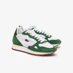 Roland-Garros Shoes & Socks|Women Shoes|Lacoste x Roland Garros Partner 70s Women Baskets - White and Green