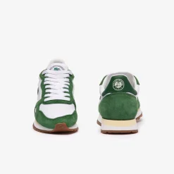 Roland-Garros Shoes & Socks|Women Shoes|Lacoste x Roland Garros Partner 70s Women Baskets - White and Green