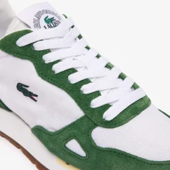 Roland-Garros Shoes & Socks|Women Shoes|Lacoste x Roland Garros Partner 70s Women Baskets - White and Green