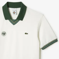 Roland-Garros Polos & Shirts|Polos|Lacoste x Roland Garros Unisex Referee Polo - Beige