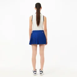 Roland-Garros Women Tennis Outfit|Women Tennis Outfits|Lacoste x Roland Garros Women's Edition Stretch Tennis Skirt