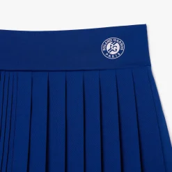 Roland-Garros Women Tennis Outfit|Women Tennis Outfits|Lacoste x Roland Garros Women's Edition Stretch Tennis Skirt