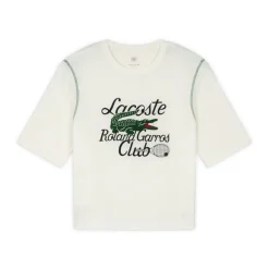 Roland-Garros T-shirts & Tank Tops|Lacoste x Roland Garros Woman T-shirt - White