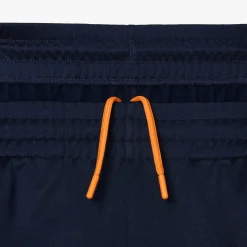 Roland-Garros Women Tennis Outfit|Women Tennis Outfits|Lacoste x Ball Women pant - Navy blue