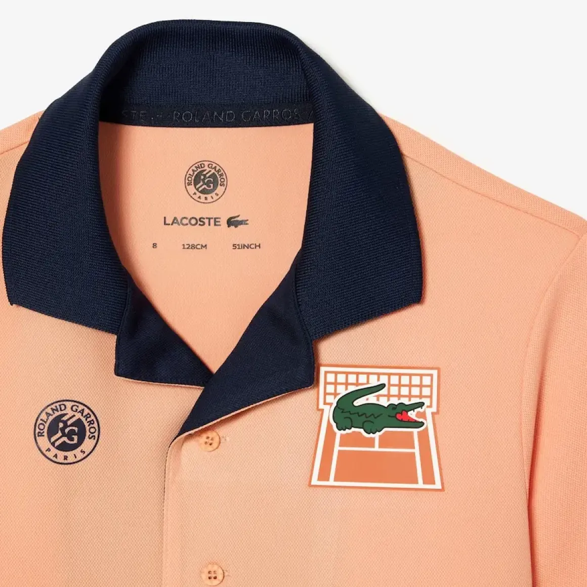 Roland-Garros Ball Boys Outfits|Girls Outfit|Lacoste x Boy Ballboy Shirt - Orange