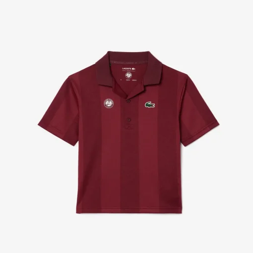Roland-Garros Ball Boys Outfits|Girls Outfit|Lacoste x Child's Ball boy Polo – Burgundy