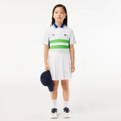 Roland-Garros Girls Outfit|Boys Outfit|Lacoste x children Performance Polo – White